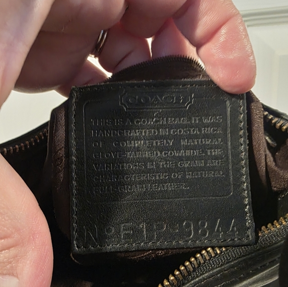 VINTAGE Coach bag -Legacy Leather Mini Demi Hobo Baguette - Picture 12 of 12